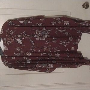 One Size Floral Cover Up